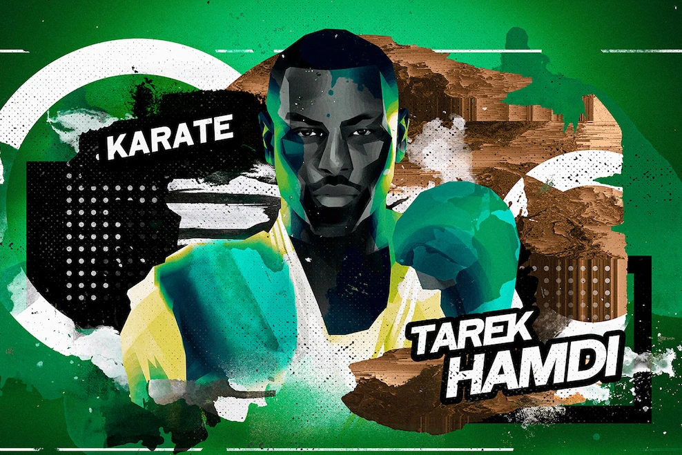 Tarek Hamdi set to start quest for karate medal as Saudi Arabia's last athlete at Tokyo 2020