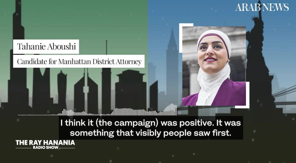 ‘We shouldn’t be afraid’: Tahanie Aboushi breaks barriers in bid to become top NY prosecutor