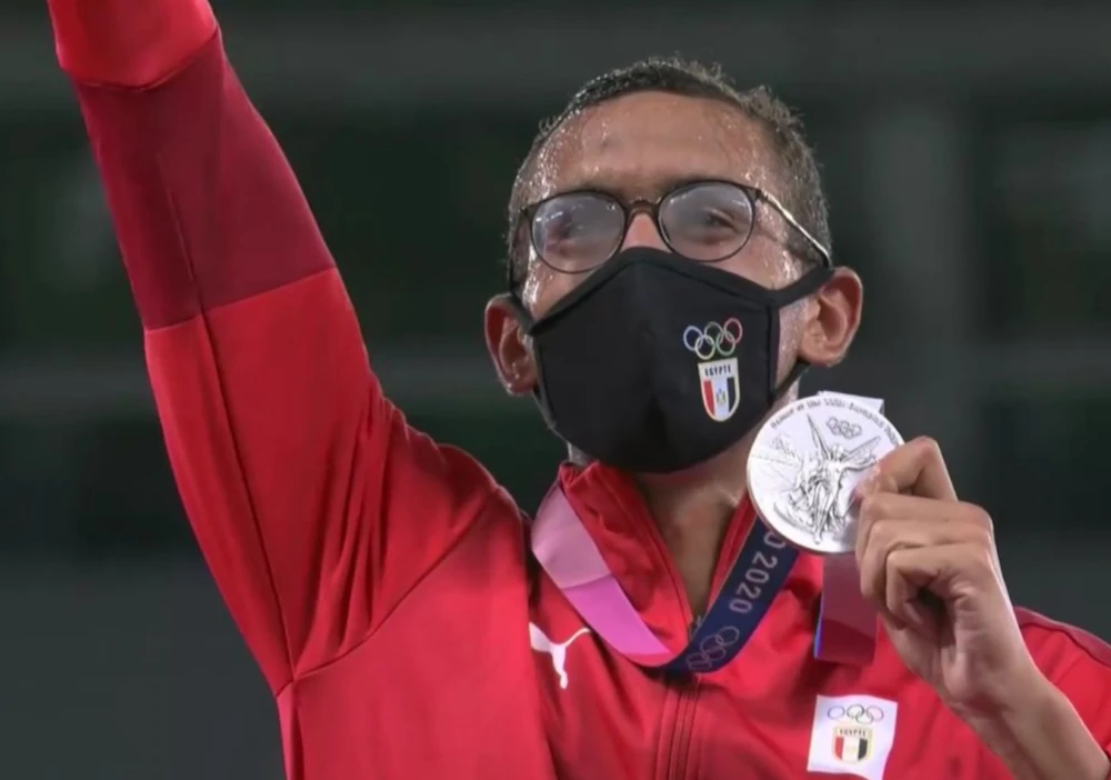 Egypt’s Ahmed Elgendy wins silver in Olympic Modern Pentathlon