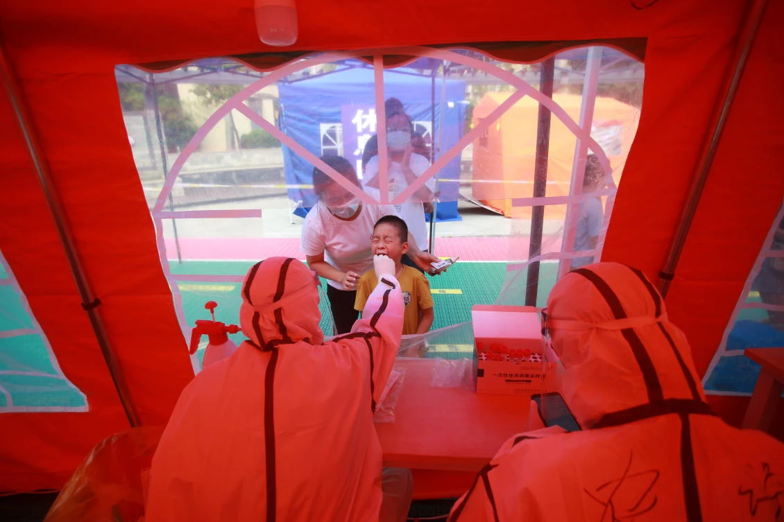 On July 12, Jakarta recorded 14,619 infections, but by Aug. 5 that figure had tumbled to 2,311. (AP)