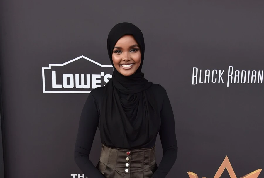 Model Halima Aden honored at star-studded LA bash