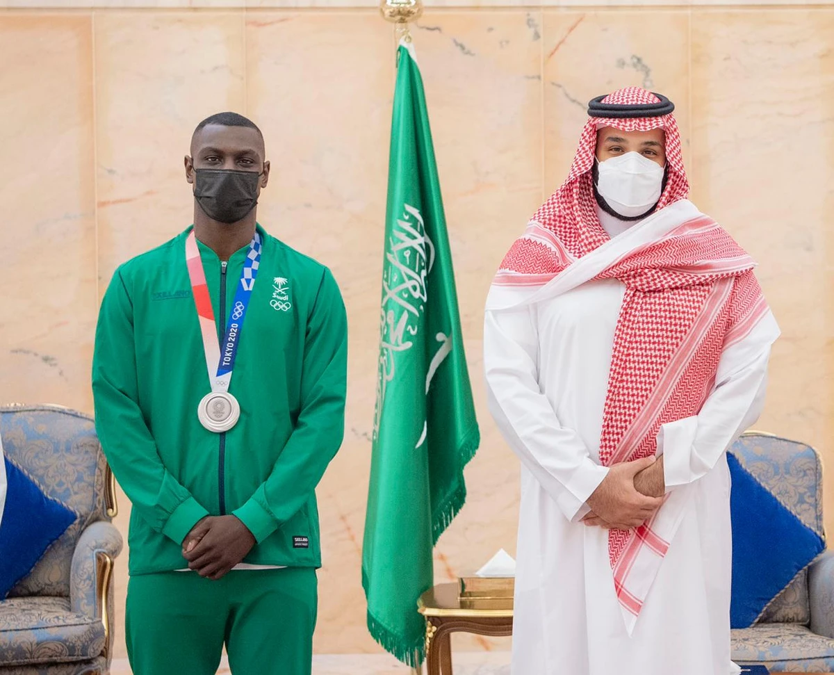 Saudi crown prince congratulates karate Olympic medalist Tarek Hamdi
