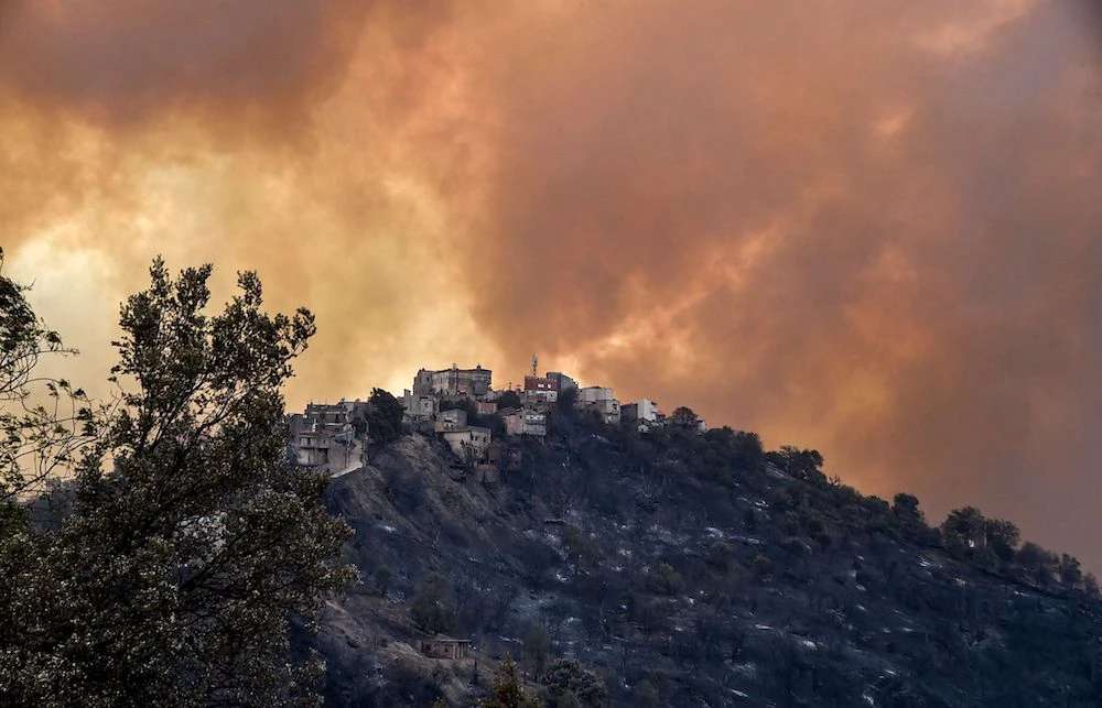 Saudi leaders offer condolences to Algeria over victims of wildfires