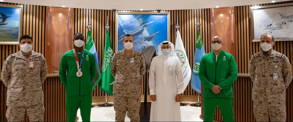 Saudi air force honors Olympic medalist Tarek Hamdi