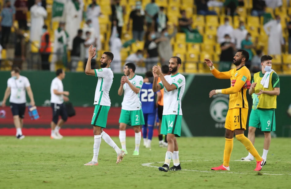 Three wins in June has seen the Saudi national team rise to 61 in the FIFA world rankings. (Arriyadiyah)