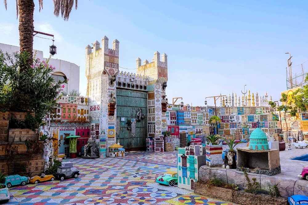 An exterior view of house of Darwish Salamah in Saudi Arabia. (Supplied)
