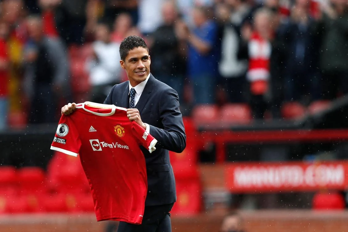 Varane presented to Man Utd fans after joining from Madrid