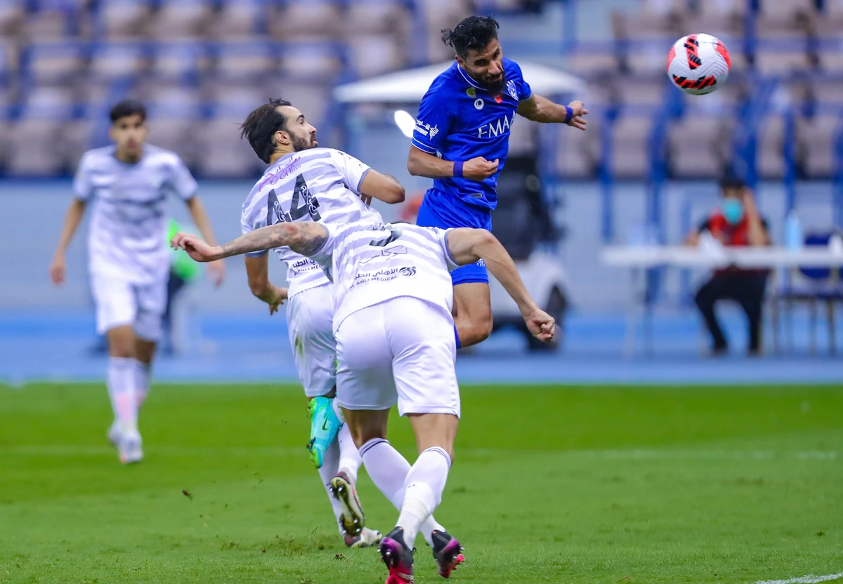 Saleh Al-Shehri scored a late winner for SPL champions Al-Hilal against promoted Al-Tai. (Twitter: @SPL)