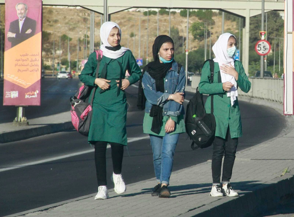 Students begin a “mental and scientific rehabilitation” program in Amman before a planned full reopening of schools. (Supplied)