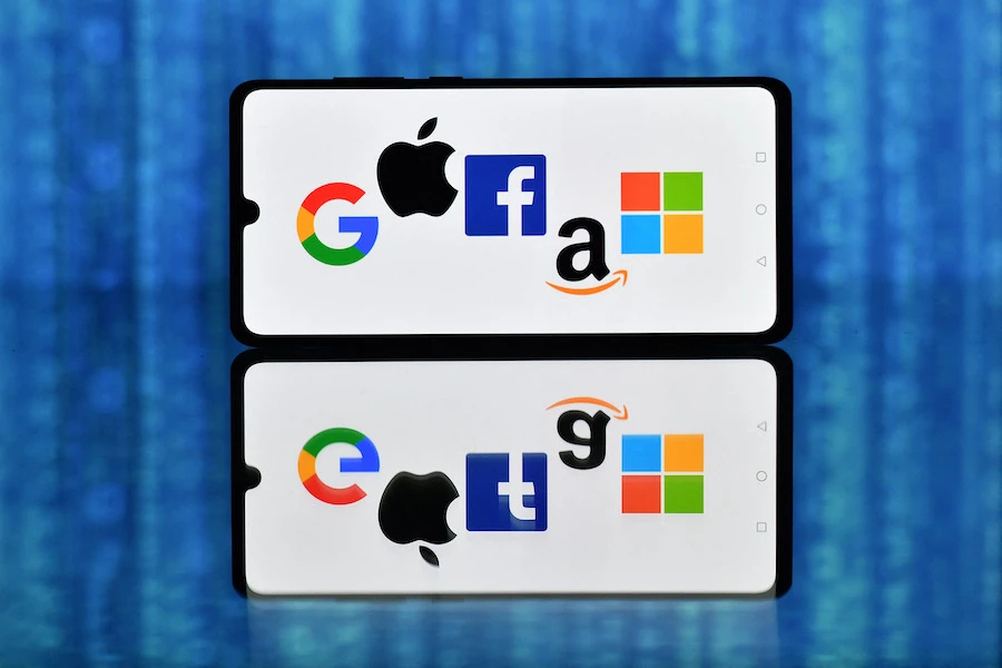 Analysts say the big tech firms are also well-positioned to deal with tougher regulations. (File/AFP)