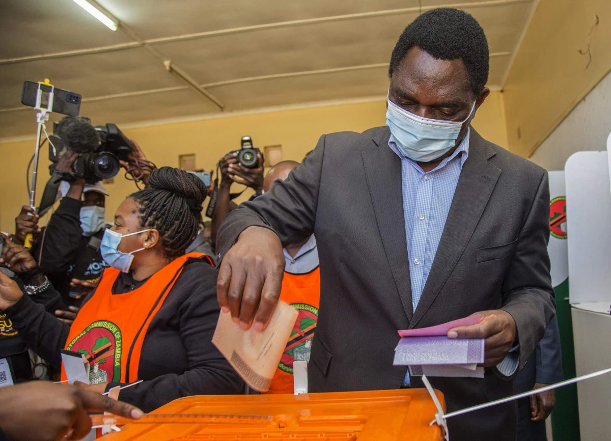 Zambia’s opposition leader Hichilema wins presidential vote: electoral commission