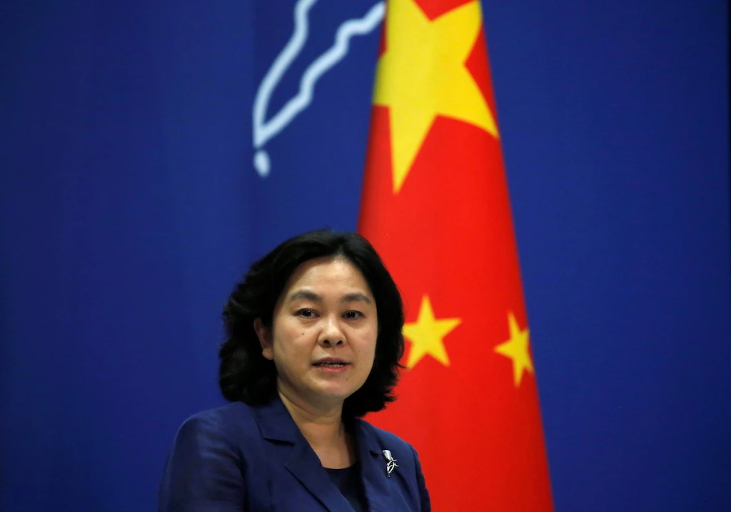 Chinese Foreign Ministry spokesperson Hua Chunying attends a news conference in Beijing, Aug. 16, 2021. (Reuters)