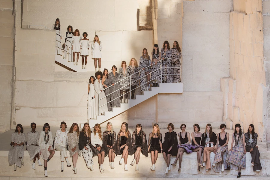Chanel Cruise 2021/22 show. Getty Images