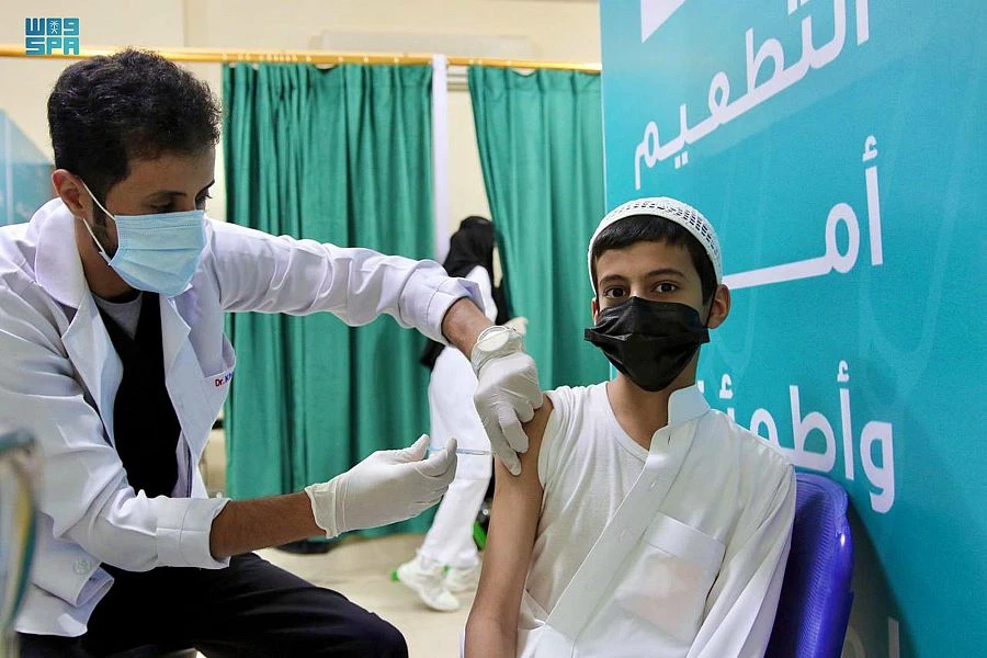 The coronavirus pandemic has affected over 208 million people globally and the death toll has reached around 4.38 million. (File/SPA)
