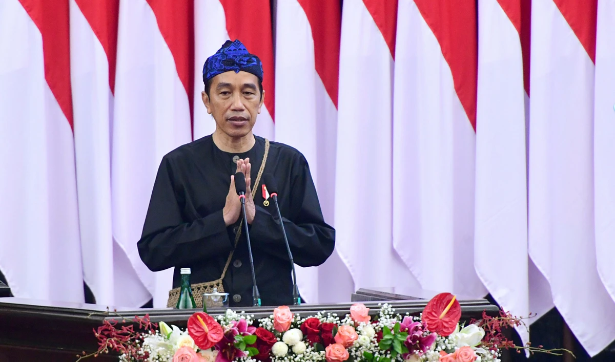 ‘With the COVID-19 pandemic, the acceleration of innovation has become an integrated part of our everyday lives,’ said Joko Widodo. (Reuters)
