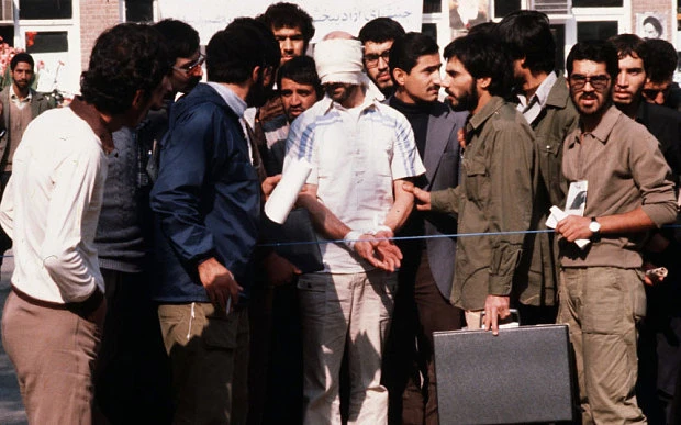 The Iranian regime is notorious for its hostage-taking, as at the US Embassy in Tehran in 1979, above. (Getty Images)