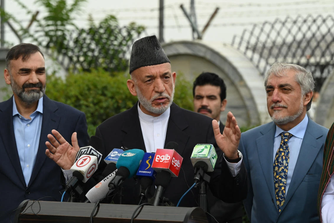 Former Afghan president Karzai meets Taliban faction chief — group official