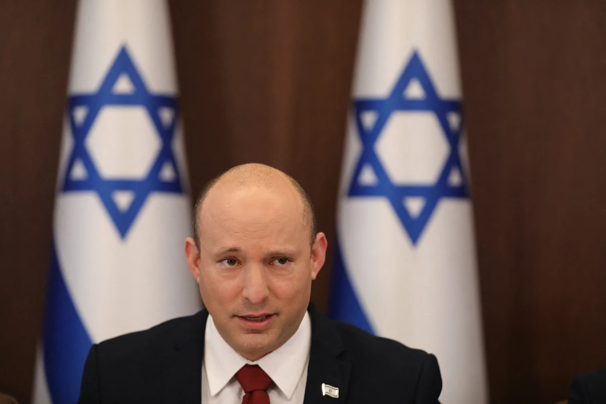 Israel's Prime Minister Naftali Bennett attends the weekly cabinet meeting in Jerusalem on August 1, 2021. (File/AFP)