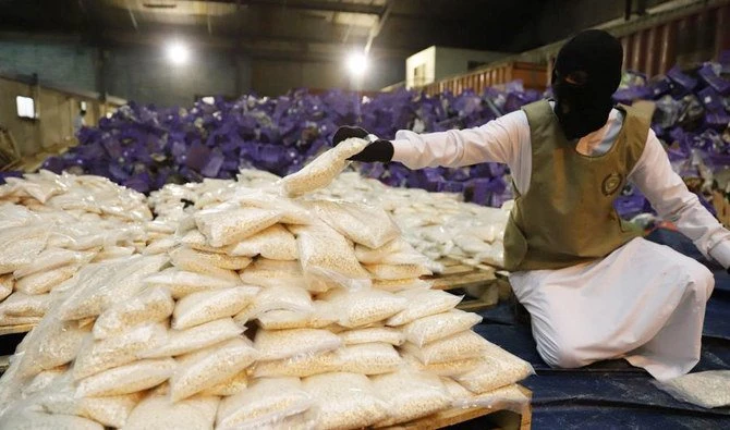 19,000 kg of banned drugs, 81,000 liters of liquor seized by Saudi customs authorities in first half of 2021