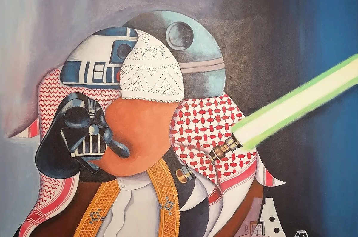 Badr Abbas’ cubist commentary blends Arab heritage and modern life