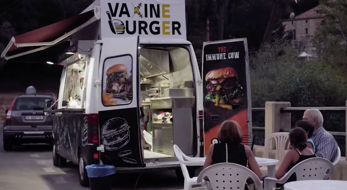 Vaccine burgers and Pfizer falafels: The Arab food world rides the COVID-19 bandwagon