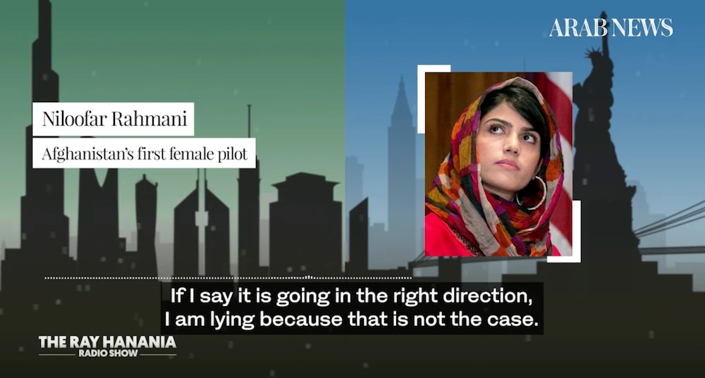 Afghanistan’s first female pilot fears for her country’s future