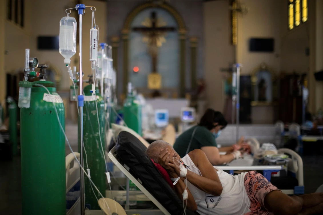 On Monday, the Philippines’ genome center said it had detected an additional 466 Delta variant cases. (Reuters)