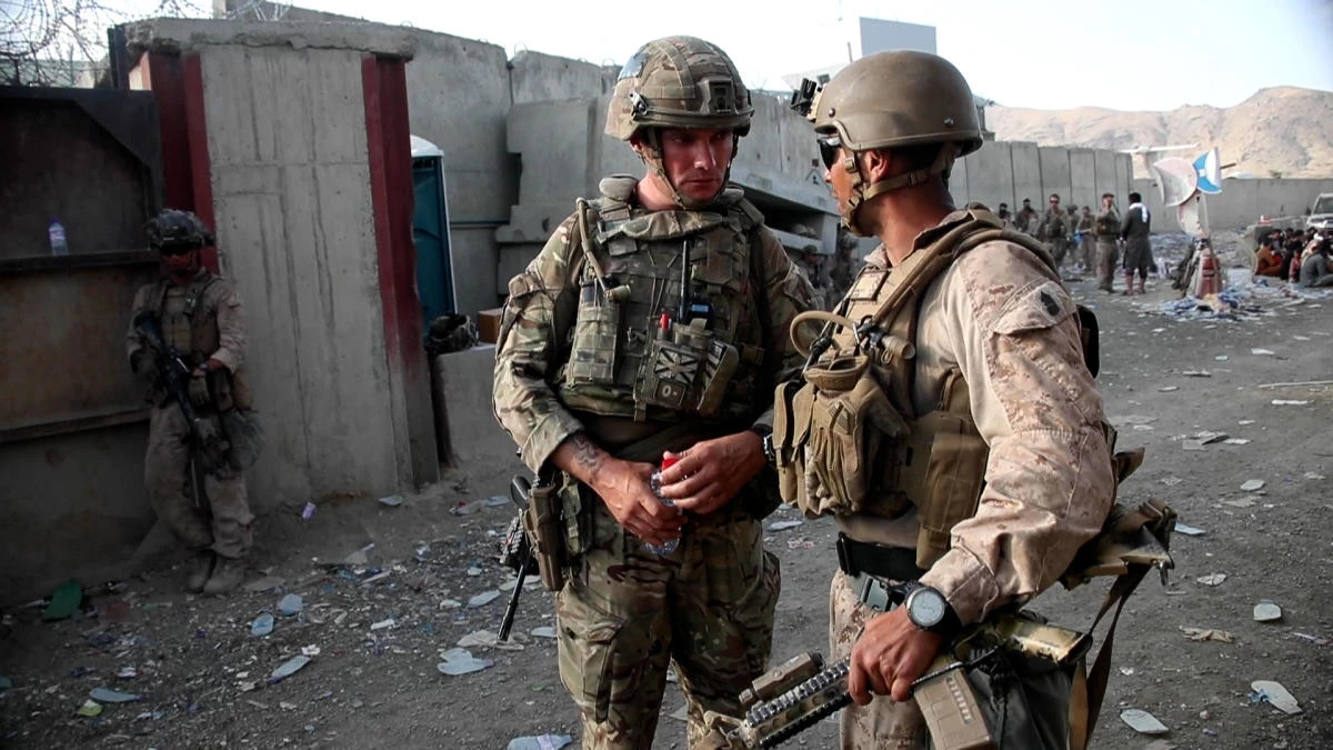 Thousands of soldiers poured back into Afghanistan to help with the evacuation. (File/AFP)