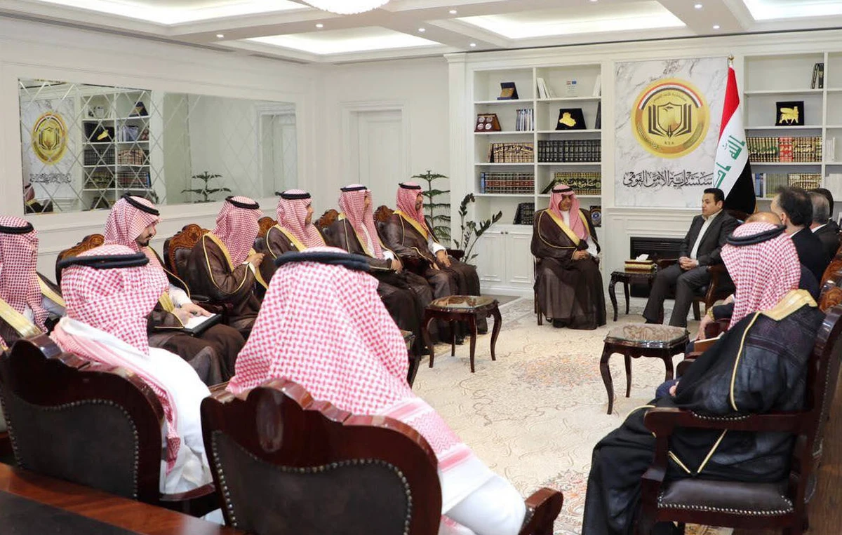 Etidal chief visits Iraq for talks on ‘common enemy’ of extremism. (Supplied)