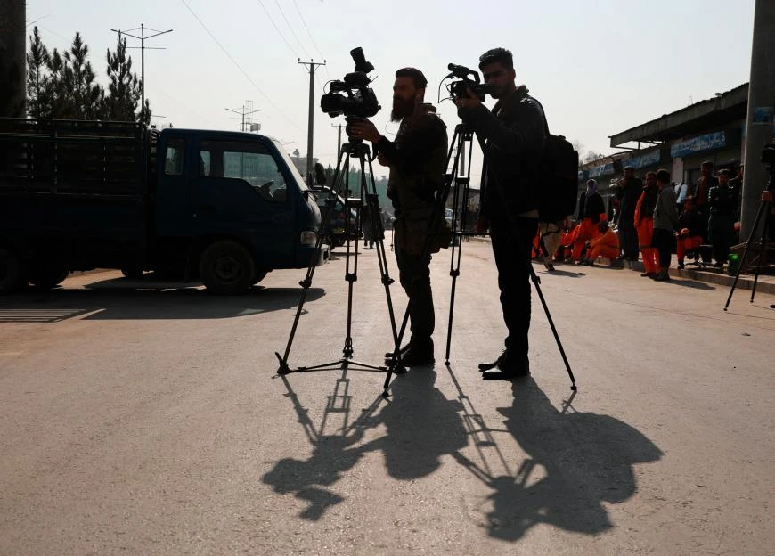 Last week, leading British media organizations and newspapers drafted an open letter to Prime Minister Boris Johnson urging him to provide protection to media workers in Afghanistan. (AP/File Photo)
