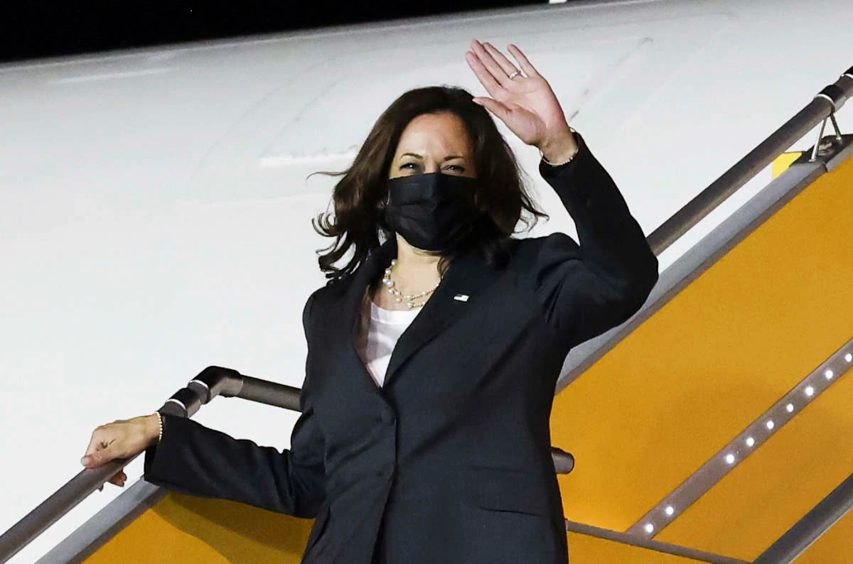Harris in Vietnam as Afghan debacle rumbles