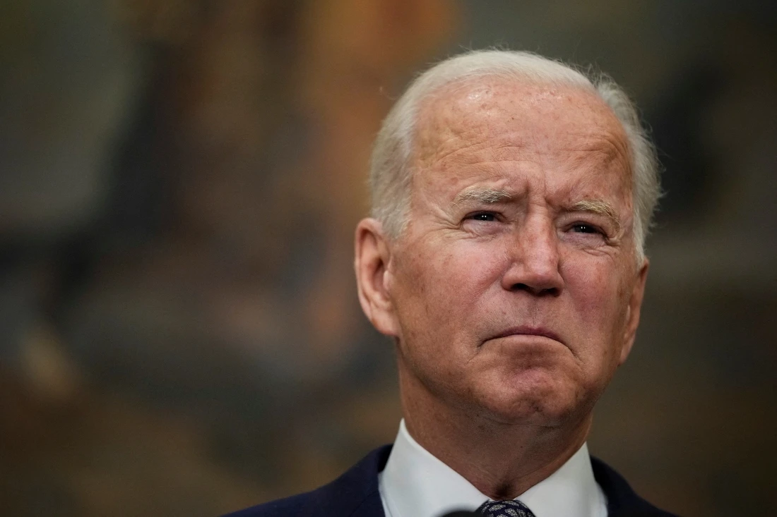 The White House said Biden also told Group of Seven leaders in a conference call that completing the US troop withdrawal from Afghanistan by the end of the month depends on “continued coordination” with the Taliban. (File/AFP)