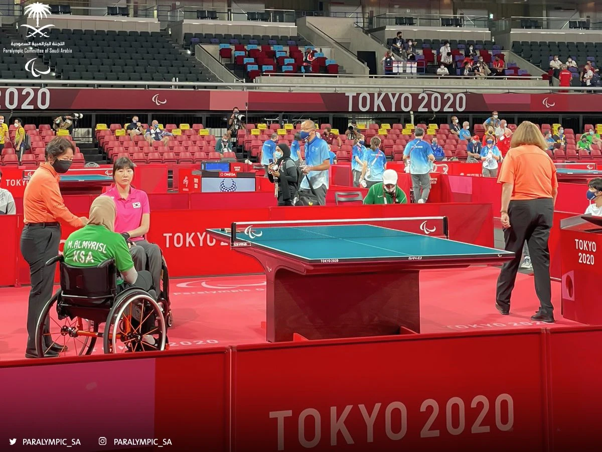 Maryam Al-Muraisel will be back in table tennis action on Thursday morning. (Saudi NPC)