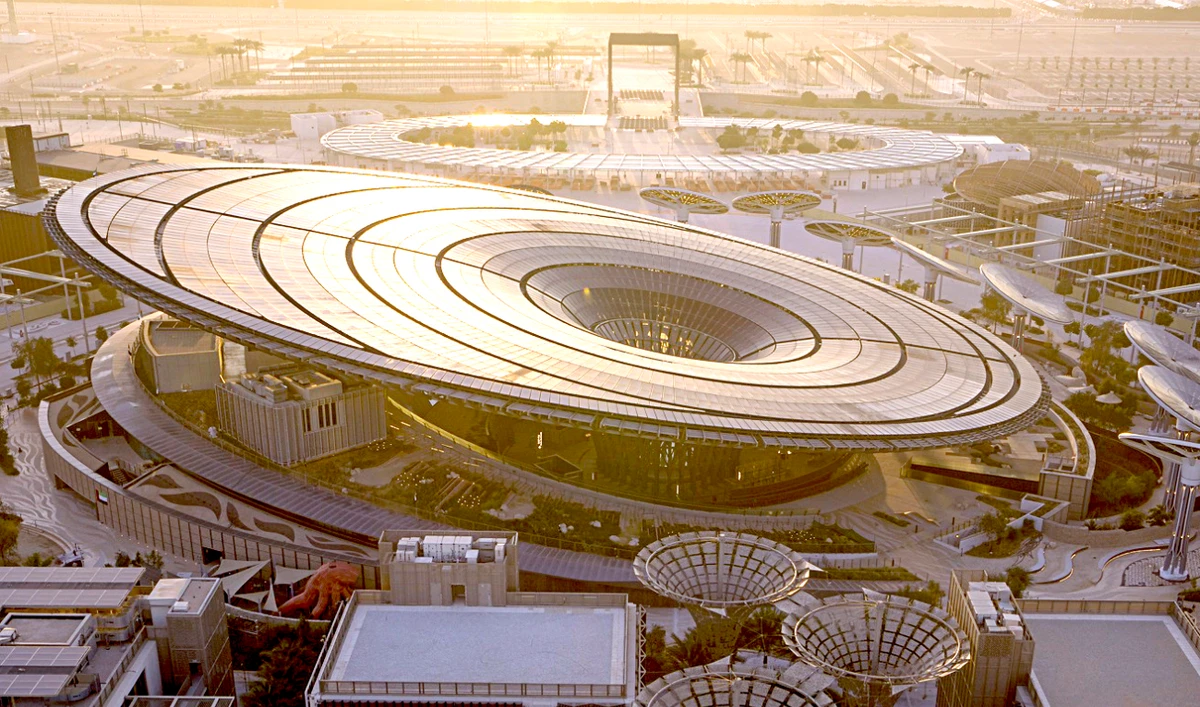 The Sustainability pavilion at Expo 2020 Dubai, which will be held from Oct. 1 to March 31, 2022.