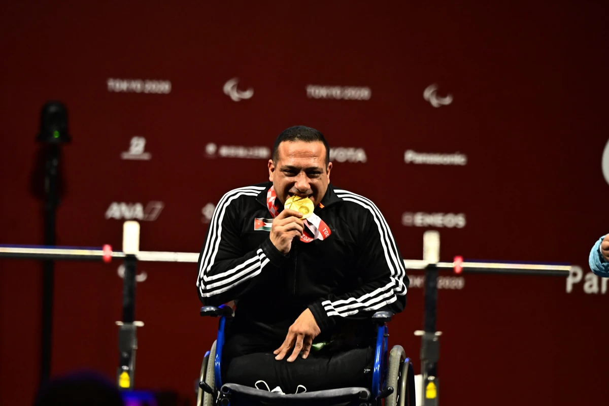 Glory for Jordan as Omar Qarada wins first powerlifting gold medal of Tokyo 2020 Paralympic Games
