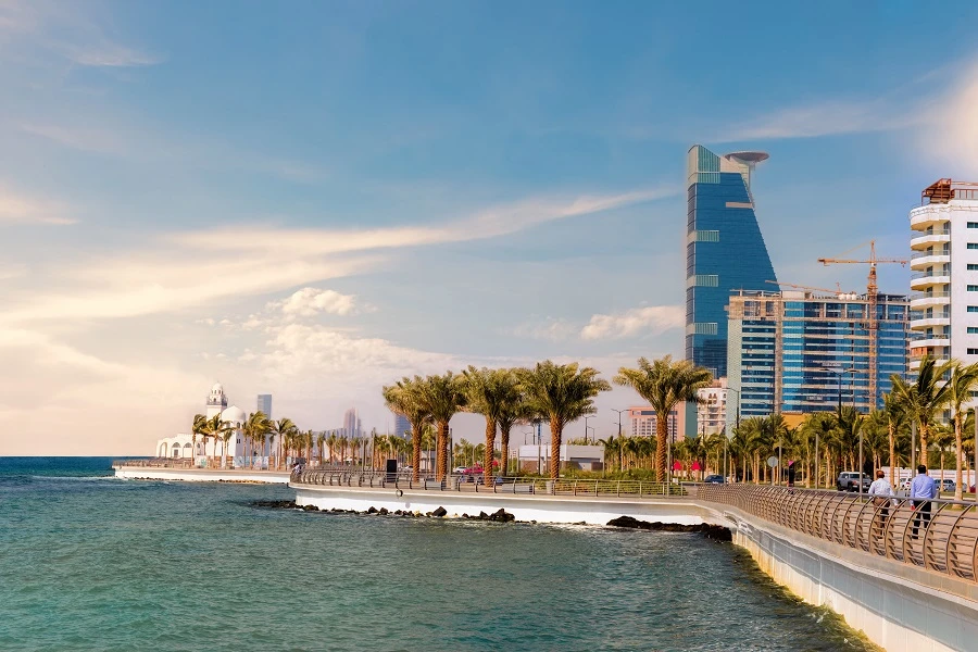 The Arjuwan Red Sea Project is one of the most promising and ambitious real estate projects in Jeddah. (Shutterstock)