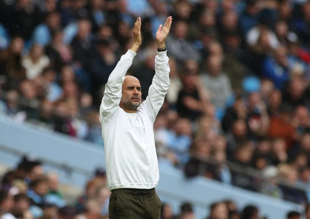 Manchester City manager Pep Guardiola denied Friday he will definitely leave City when his current contract expires in 2023. (Reuters)