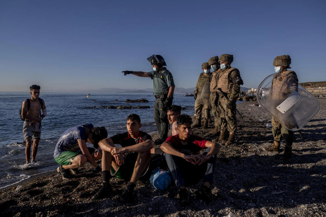 350 migrants stopped from crossing into Spain’s Melilla