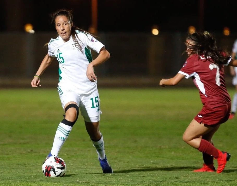 Algeria becomes the second team after hosts Egypt to confirm its place in the last four of the 2021 Arab Women’s Cup tournament. (Twitter: @UAFAAC)