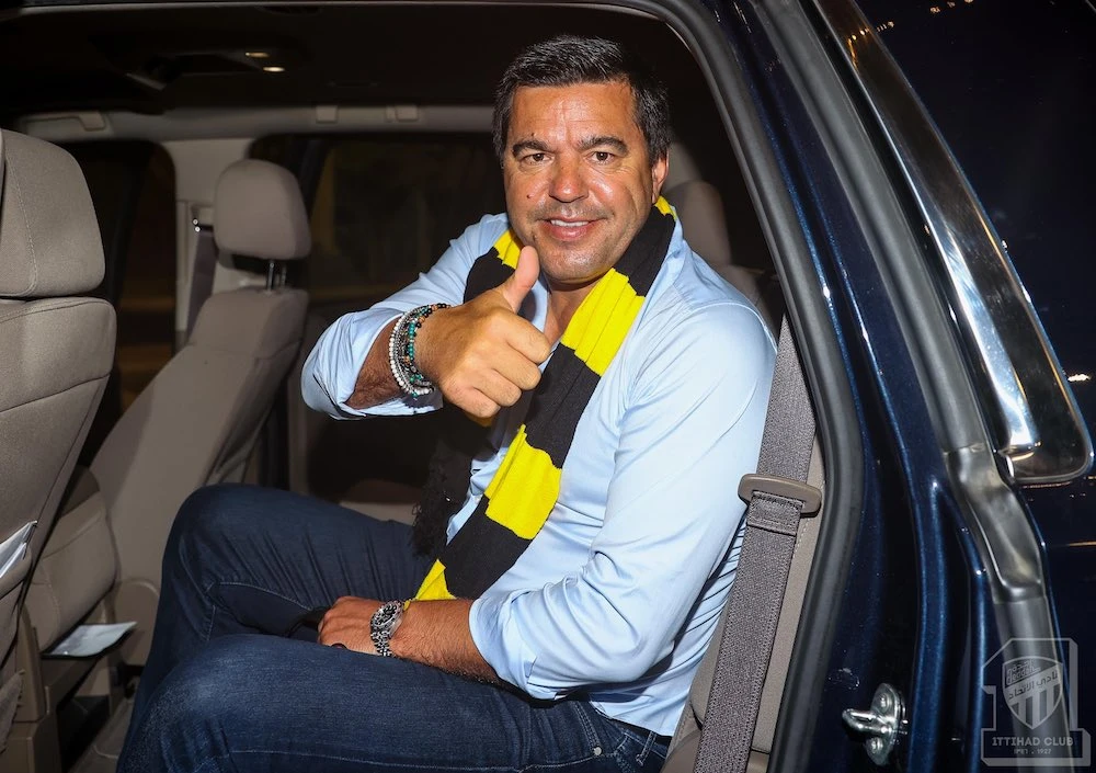 Former Dinamo Bucharest coach Cosmin Contra takes over Al-Ittihad just three matches into 2021-22 Saudi Pro League season. (Twitter: @ittihad)