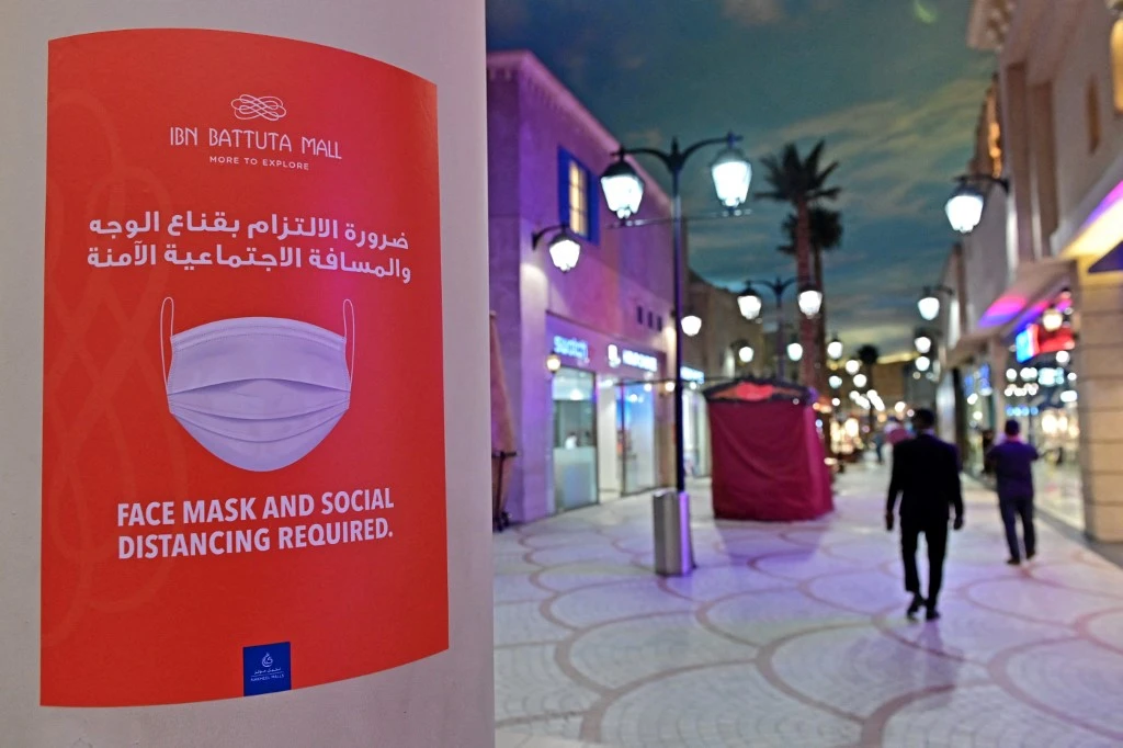 The Gulf country has one of the world’s most aggressive coronavirus testing and vaccination programs. (AFP)