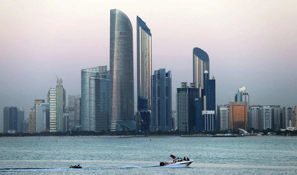 This file photograph taken on January 3, 2019, shows a general view of Abu Dhabi city in United Arab Emirates. (REUTERS/File)