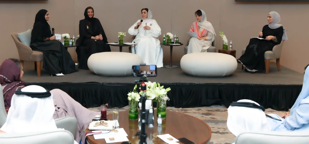 The event included a presentation of a series of inspiring stories depicting the success of Emirati and Gulf women in various fields. (Photo/ Bashir Saleh)