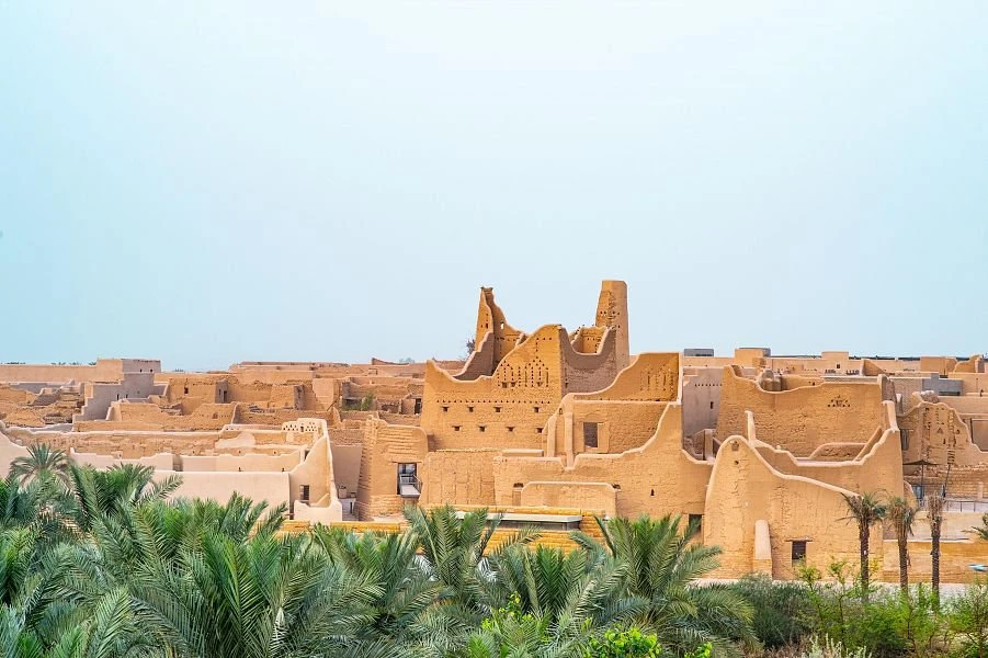 Old structures in Diriyah, the site of the first Saudi kingdom in the 18th century, have been preserved. (Supplied)