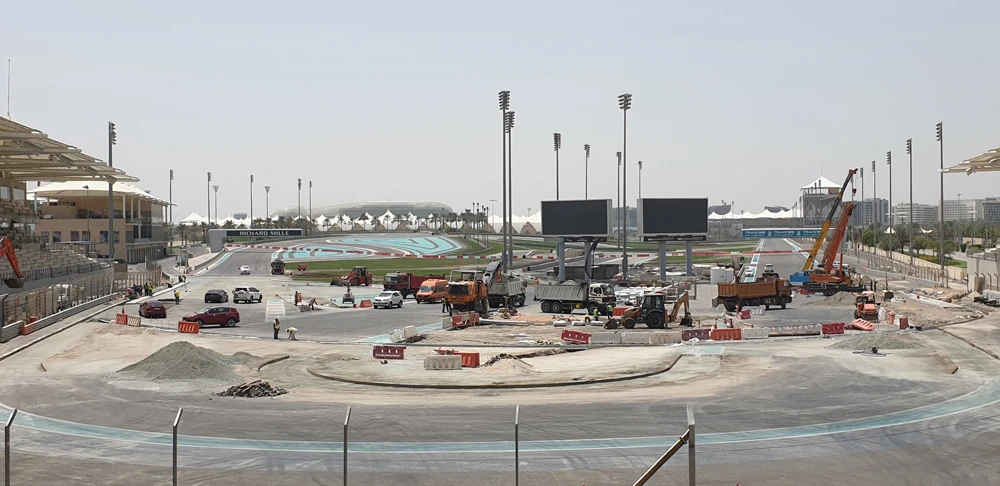 Yas Marina Circuit upgrade a third complete ahead of December’s F1 Abu Dhabi Grand Prix