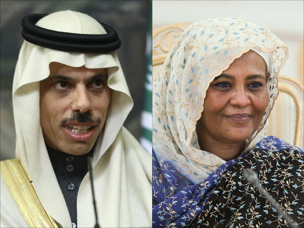 Saudi and Sudanese foreign ministers discuss relations