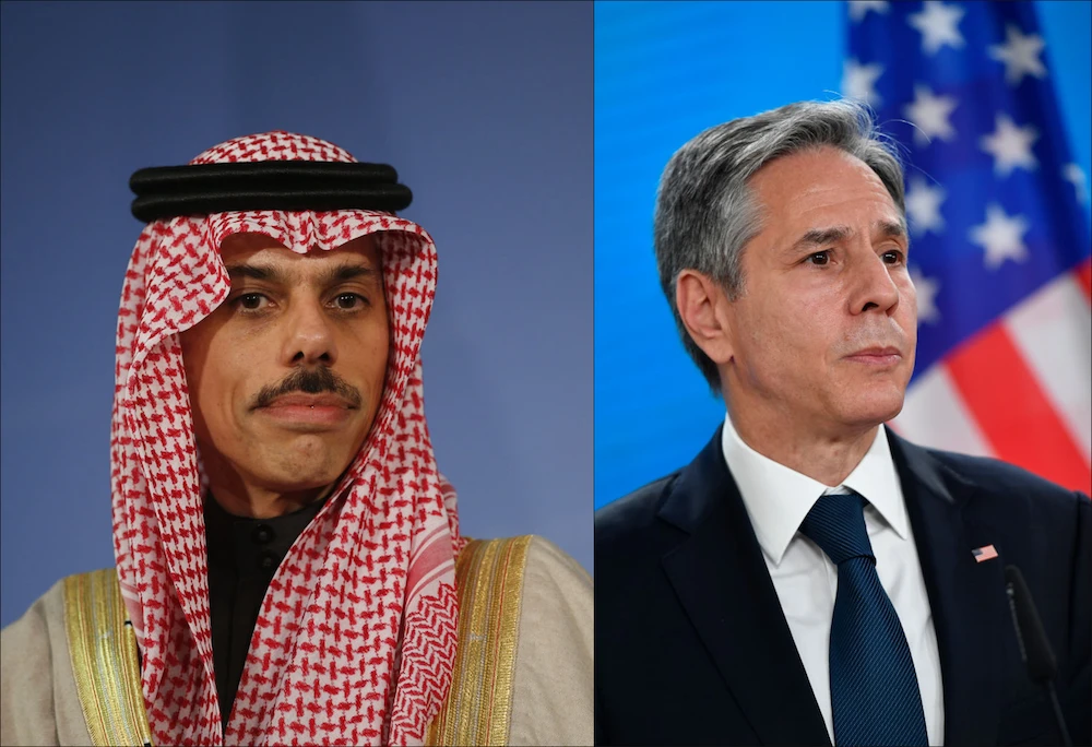 Blinken tells Saudi foreign minister of US concern over Houthi attack on Abha airport