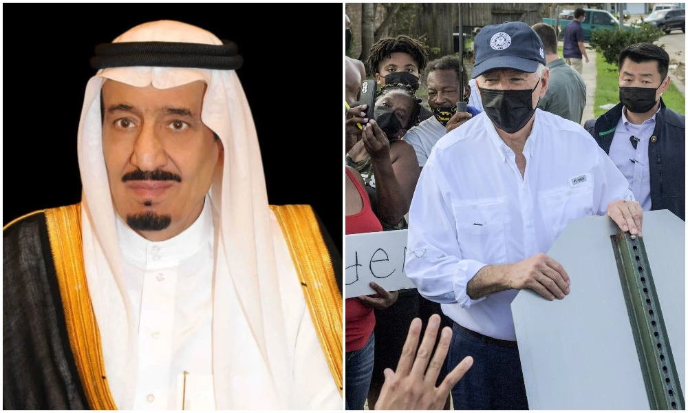 King Salman sends condolences to President Biden over Hurricane Ida victims