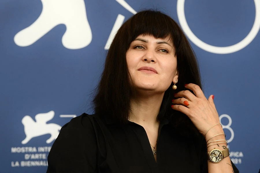 Sahraa Karimi spoke on a panel this weekend. AFP