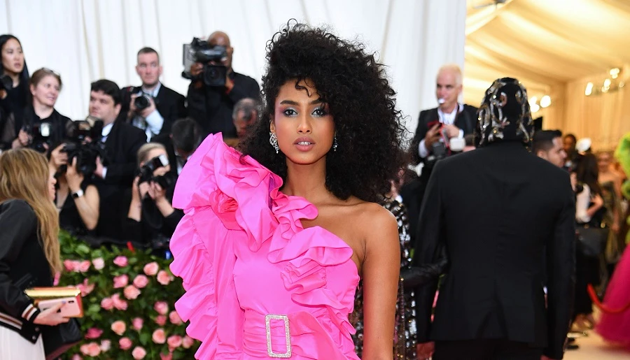 Imaan Hammam is the face of Jean Paul Gaultier’s latest fragrance, So Scandal! File/Getty Images